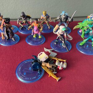 Fortnite Action Figure Lot Mixed Skins & Weapons Jazwares Style